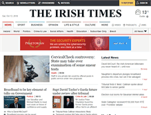 Tablet Screenshot of irishtimes.com